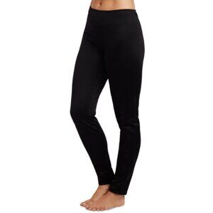 NWT Cuddl Duds Women's Climatesmart Mid-Rise Leggings - Black